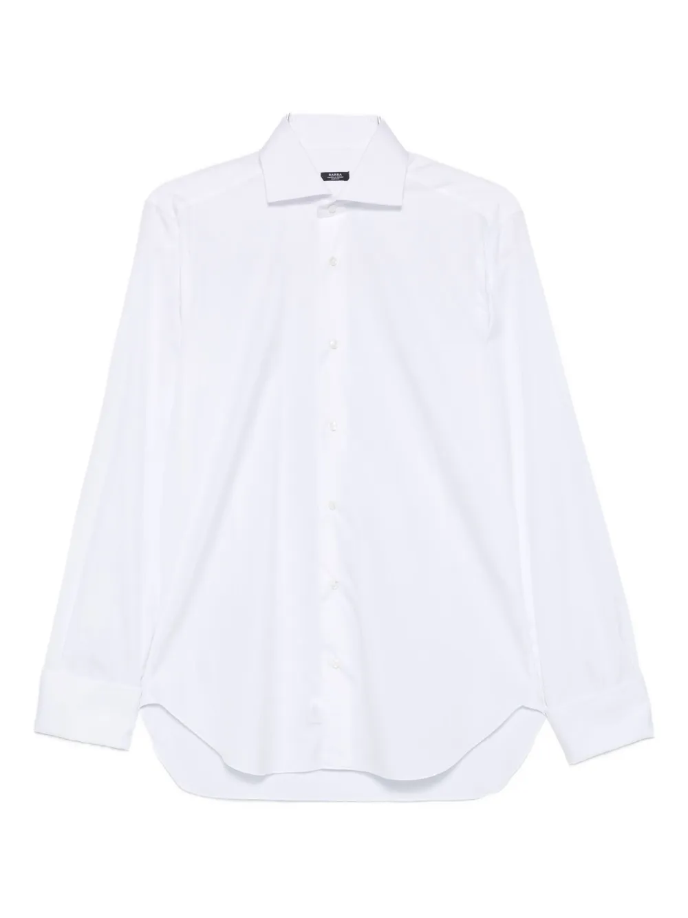 

Рубашка из хлопка с длинными рукавами Barba, белый