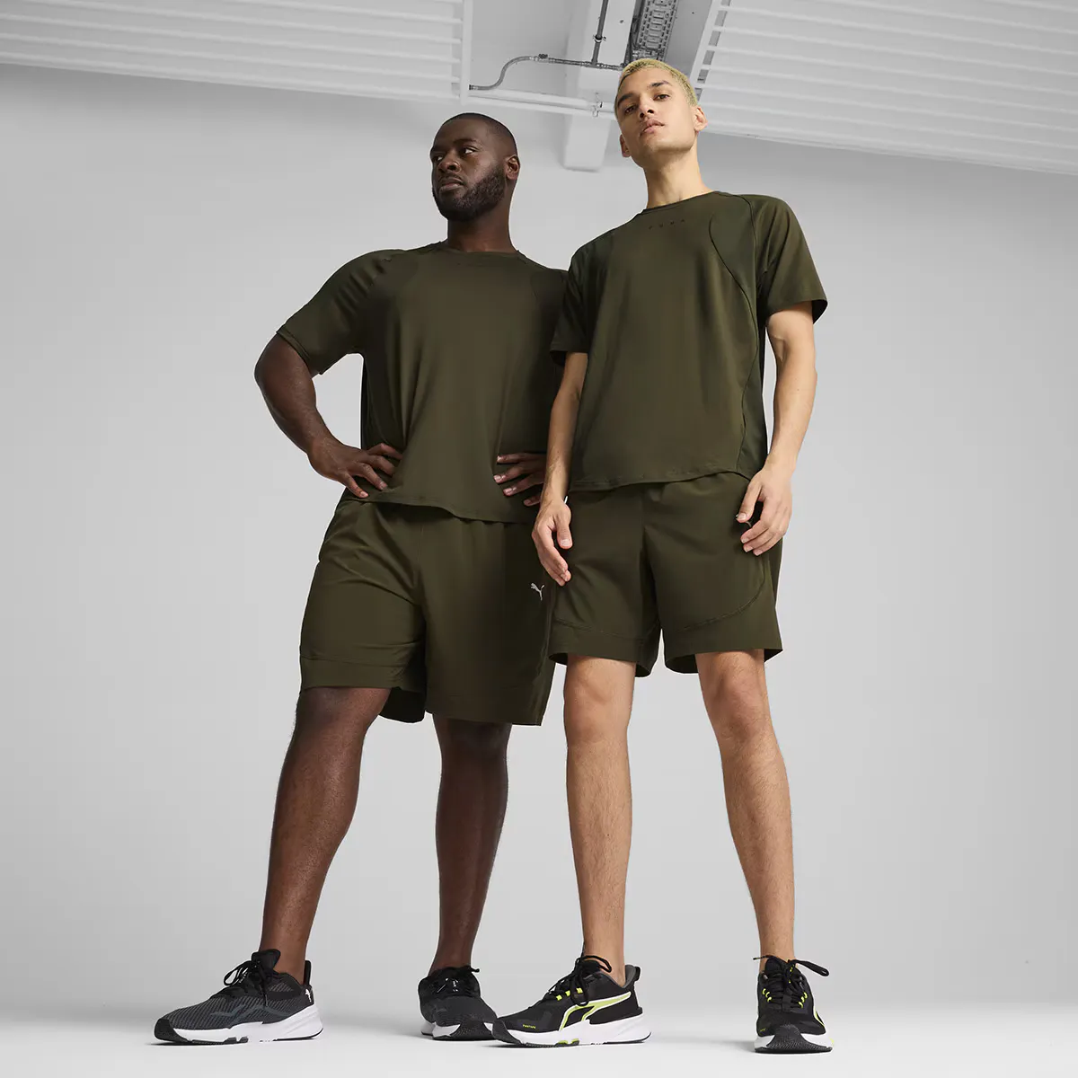 

Короткие тканые штаны Puma Men's Flex 7", зеленый