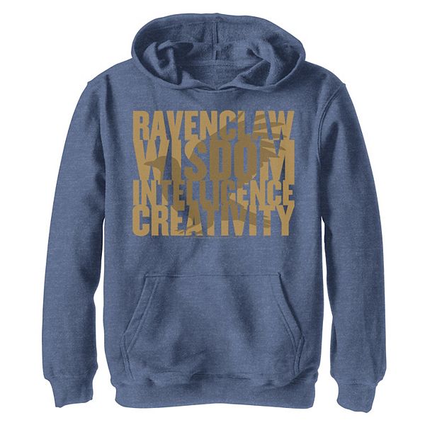

Толстовка с капюшоном из флиса с принтом Ravenclaw Harry Potter