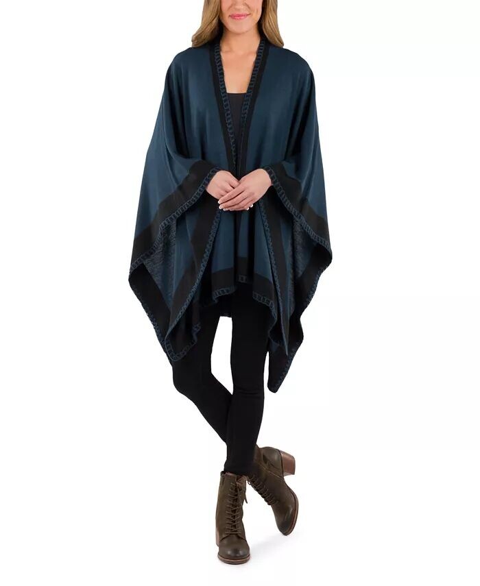 

Женская шаль с цветными блоками Patricia Nash, синий