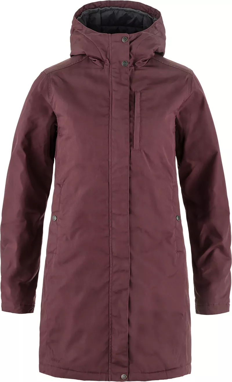 

Женская утепленная парка Fjallraven Kiruna, цвет Port