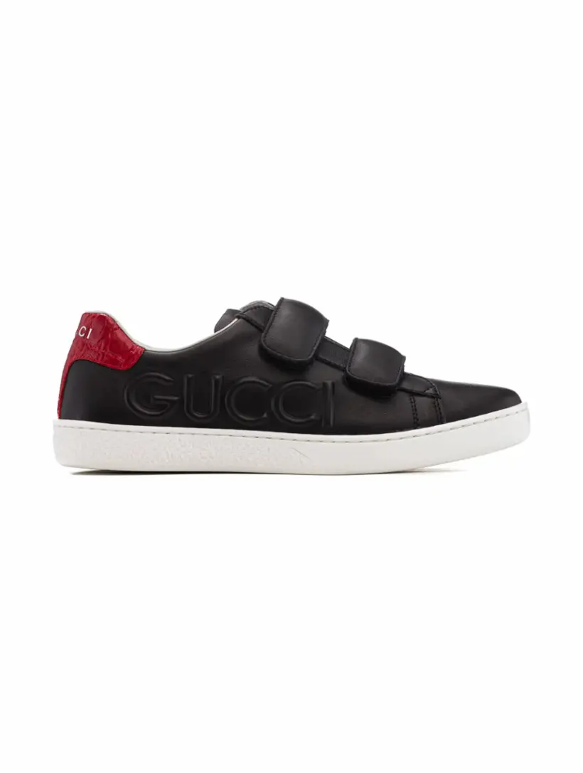 

Кожаные кеды Ace Gucci, черный