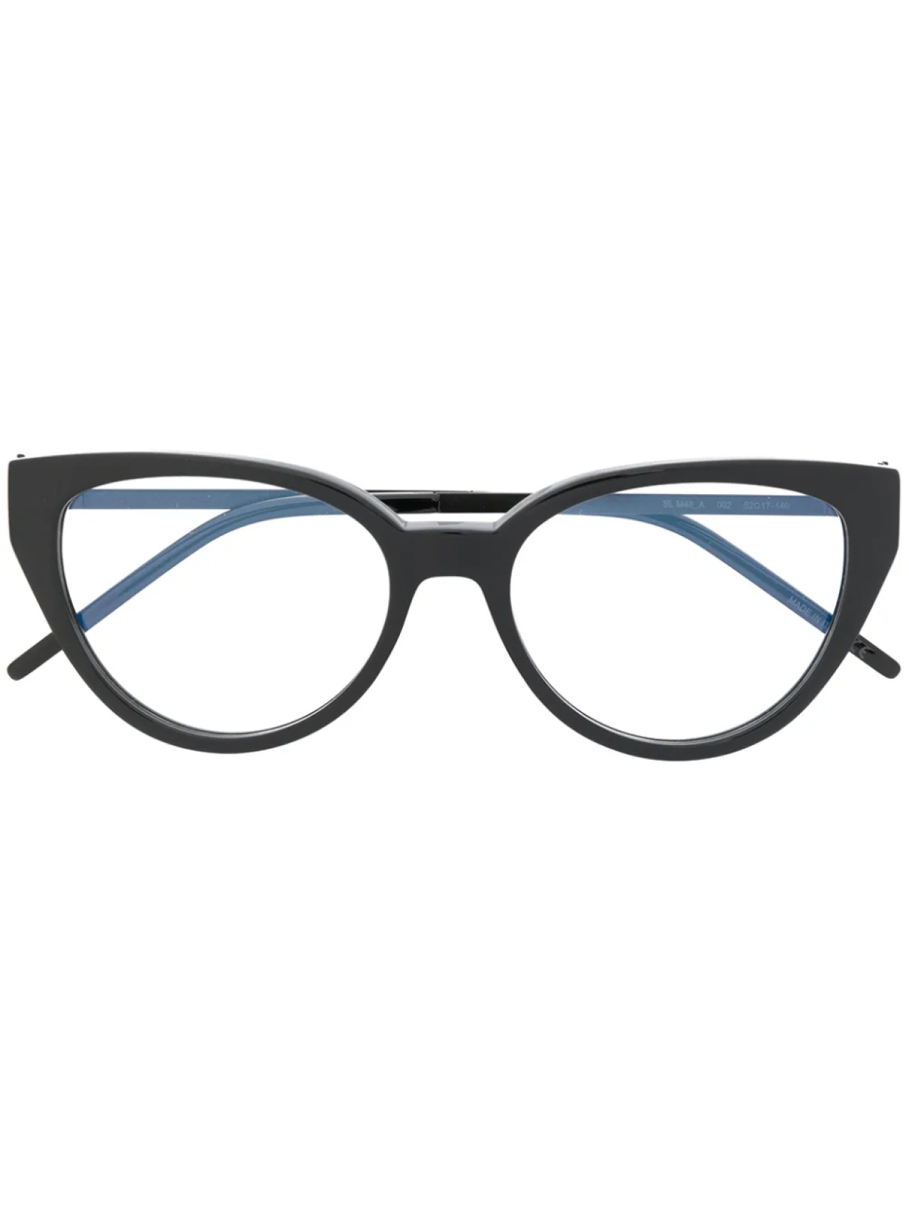 

Очки SLM48A в оправе 'кошачий глаз' Saint Laurent Eyewear, черный