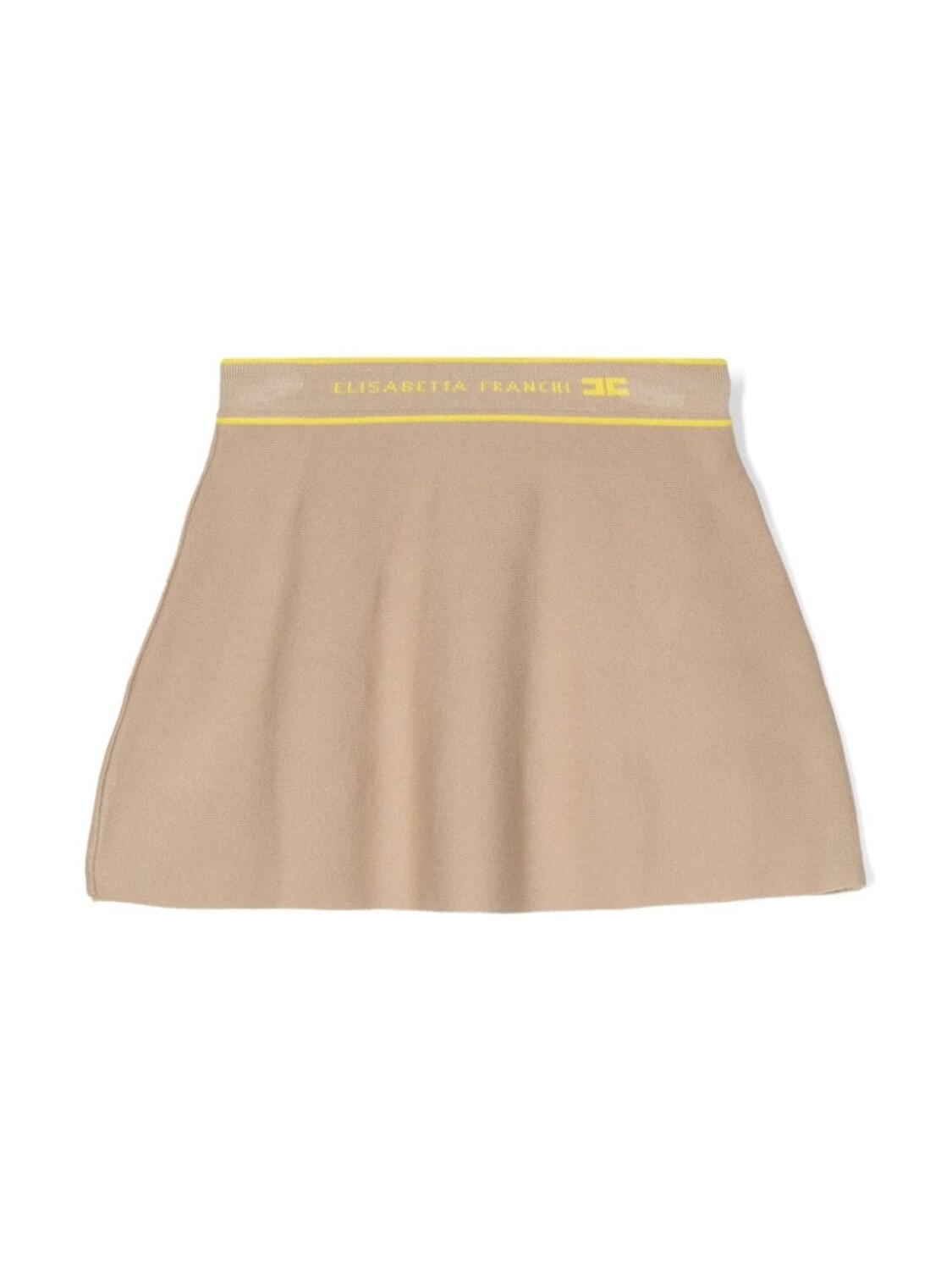 

Elisabetta Franchi La Mia Bambina юбка с логотипом на поясе, коричневый