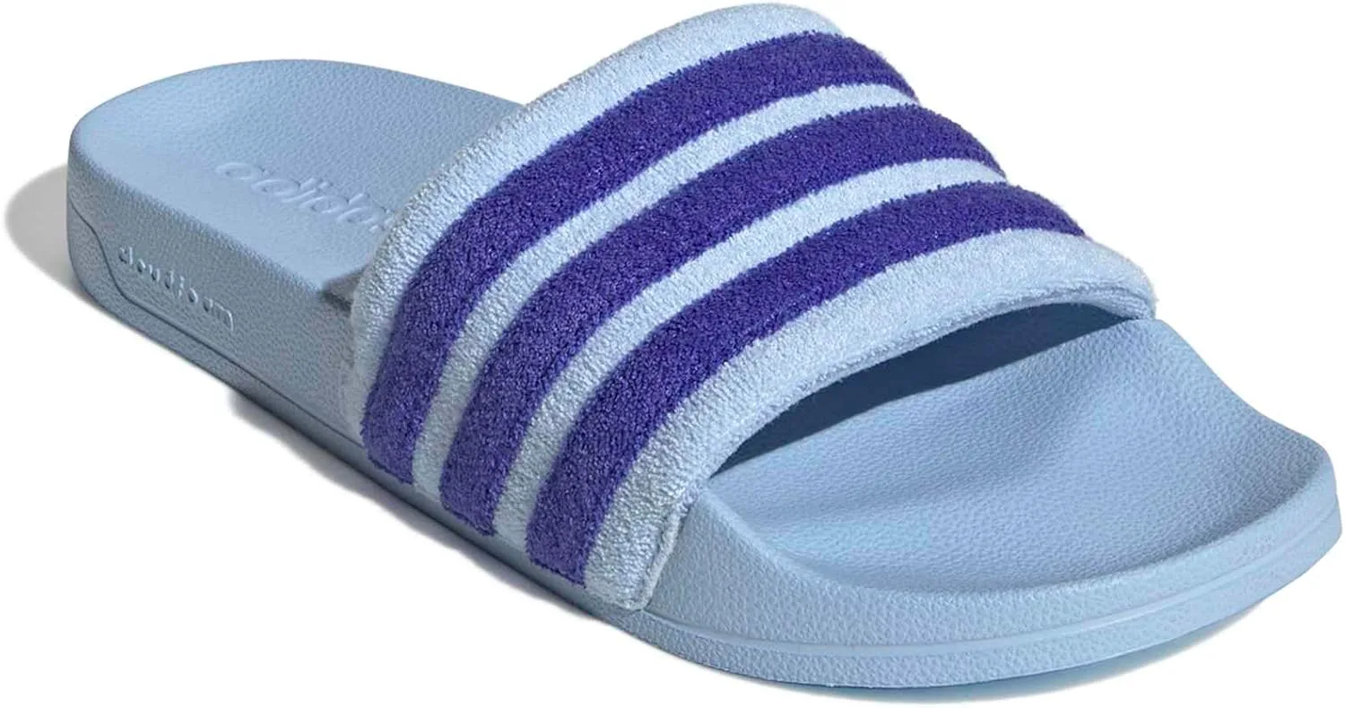 Шлепанцы Adidas unisex-adult Adilette Noshower, синий — фото 4