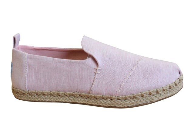 Деконструированные розовые эспадрильи Toms, розовый
