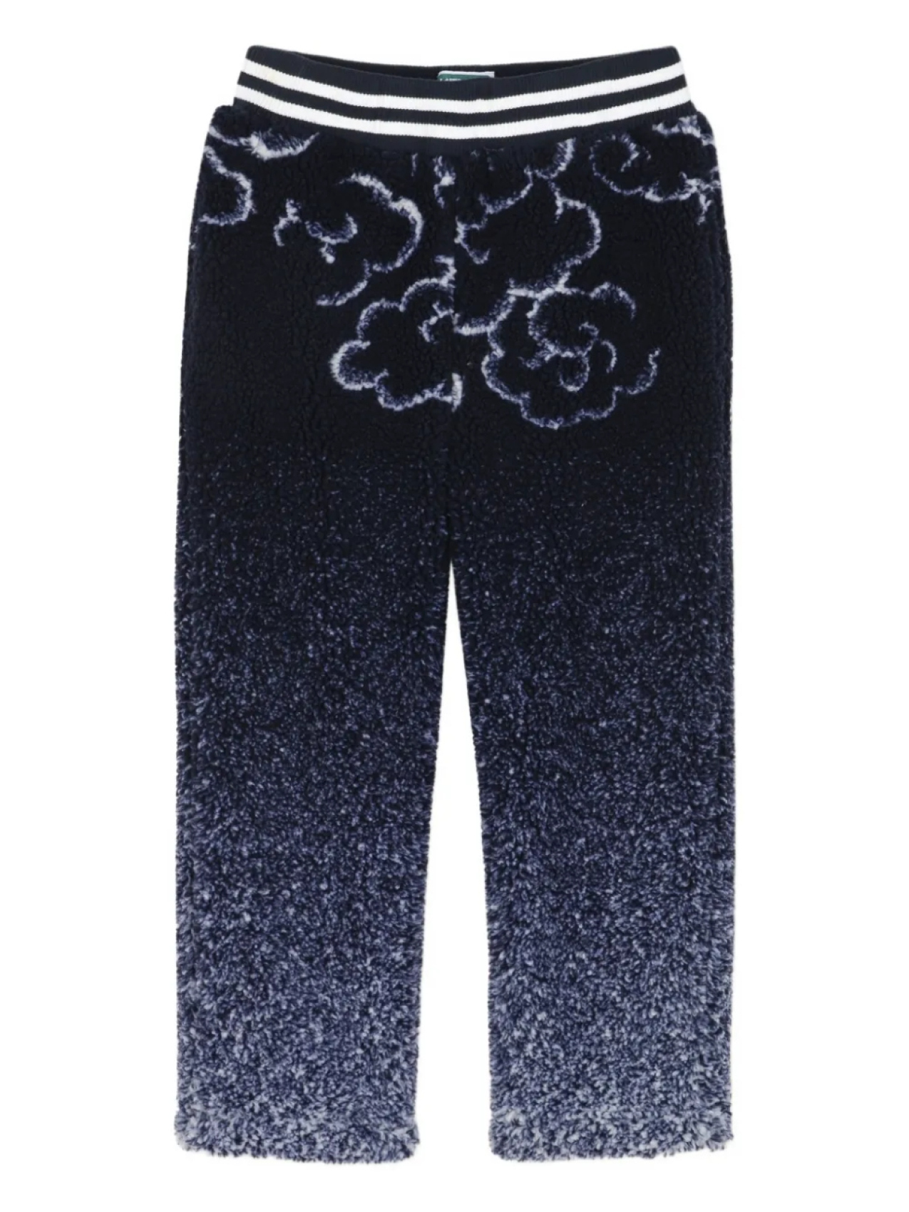

Kenzo Kids спортивные брюки с эффектом градиента, синий