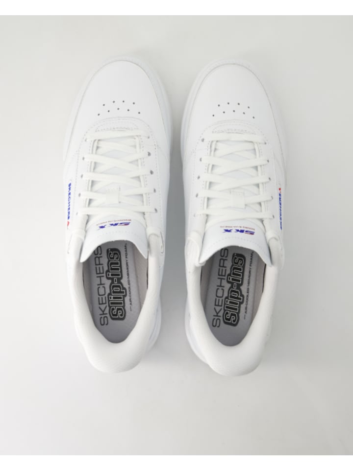 Skechers Белые низкие кроссовки — фото 4