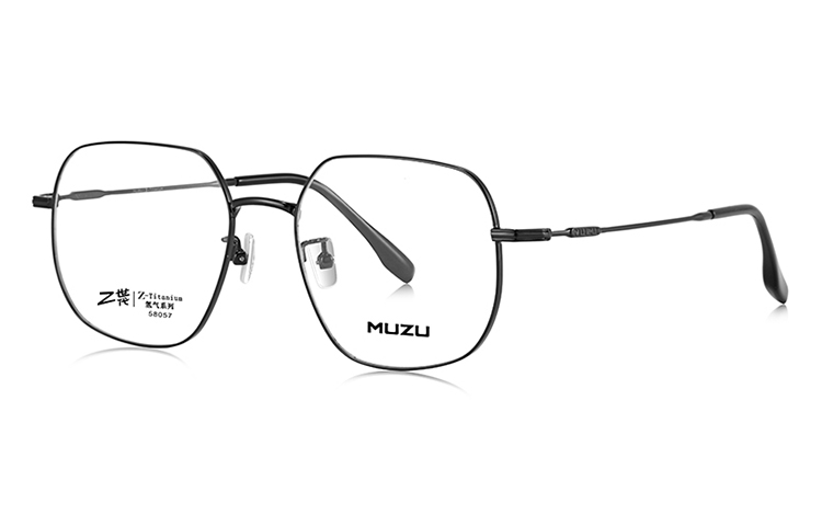 

MUZU Унисекс очки для зрения, Versatile Black-C10