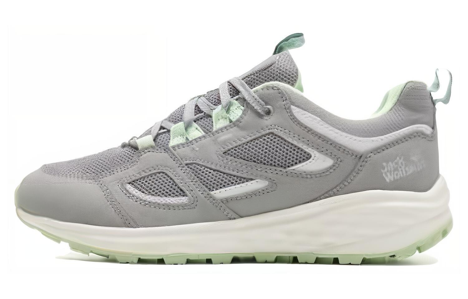 

Кроссовки для активного отдыха женские с низким верхом серые Jack Wolfskin