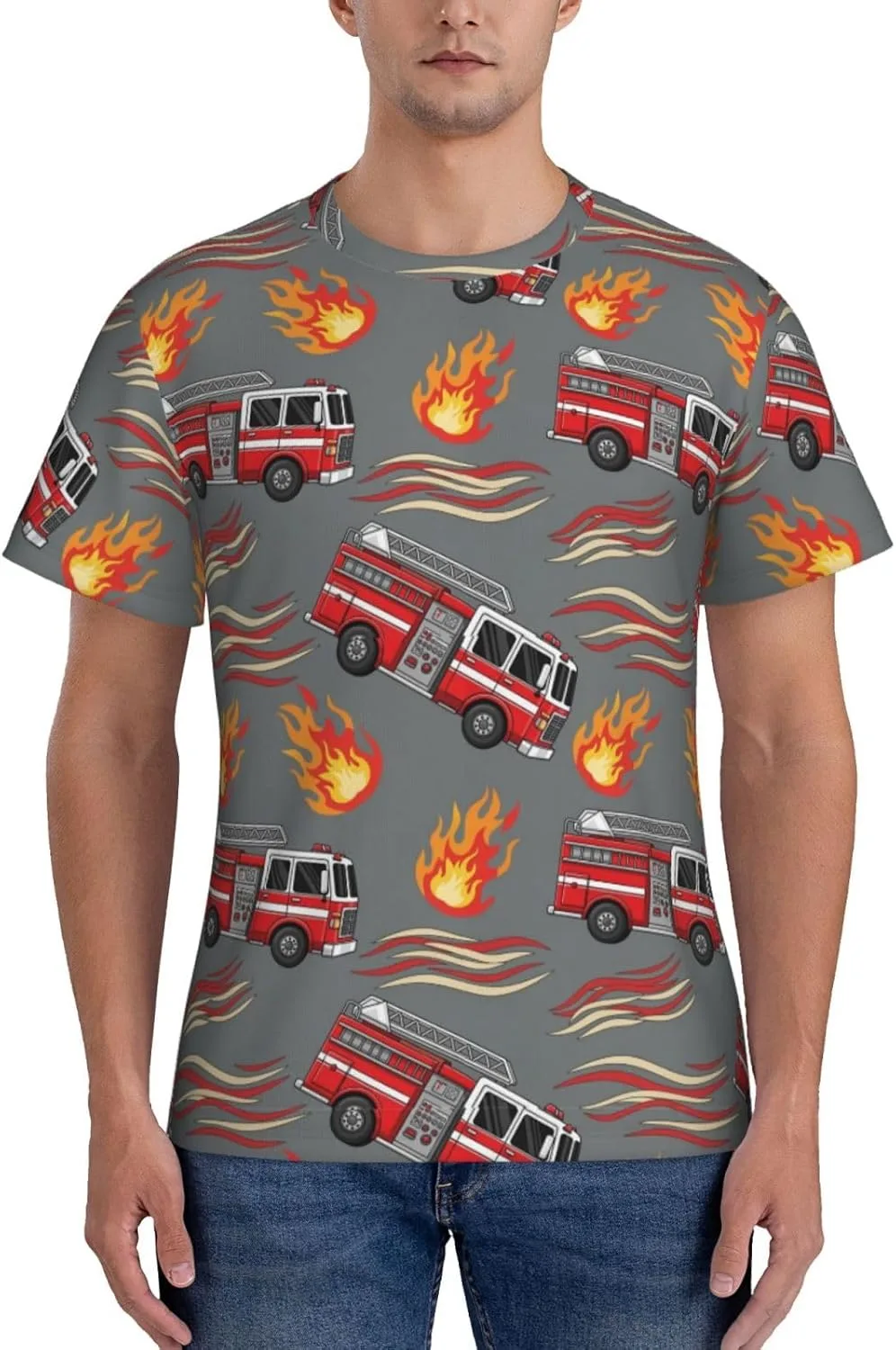 

Футболка мужская Supdreamc Slim Fit Performance, Quick Dry