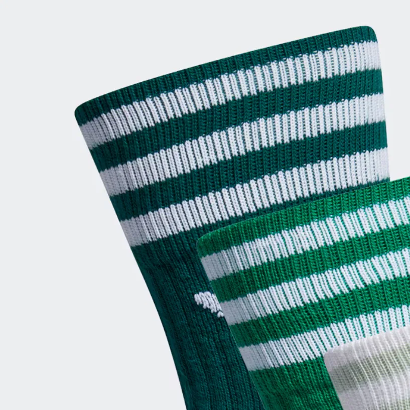Носки гольф Adidas Originals 3 пары зеленые — фото 4
