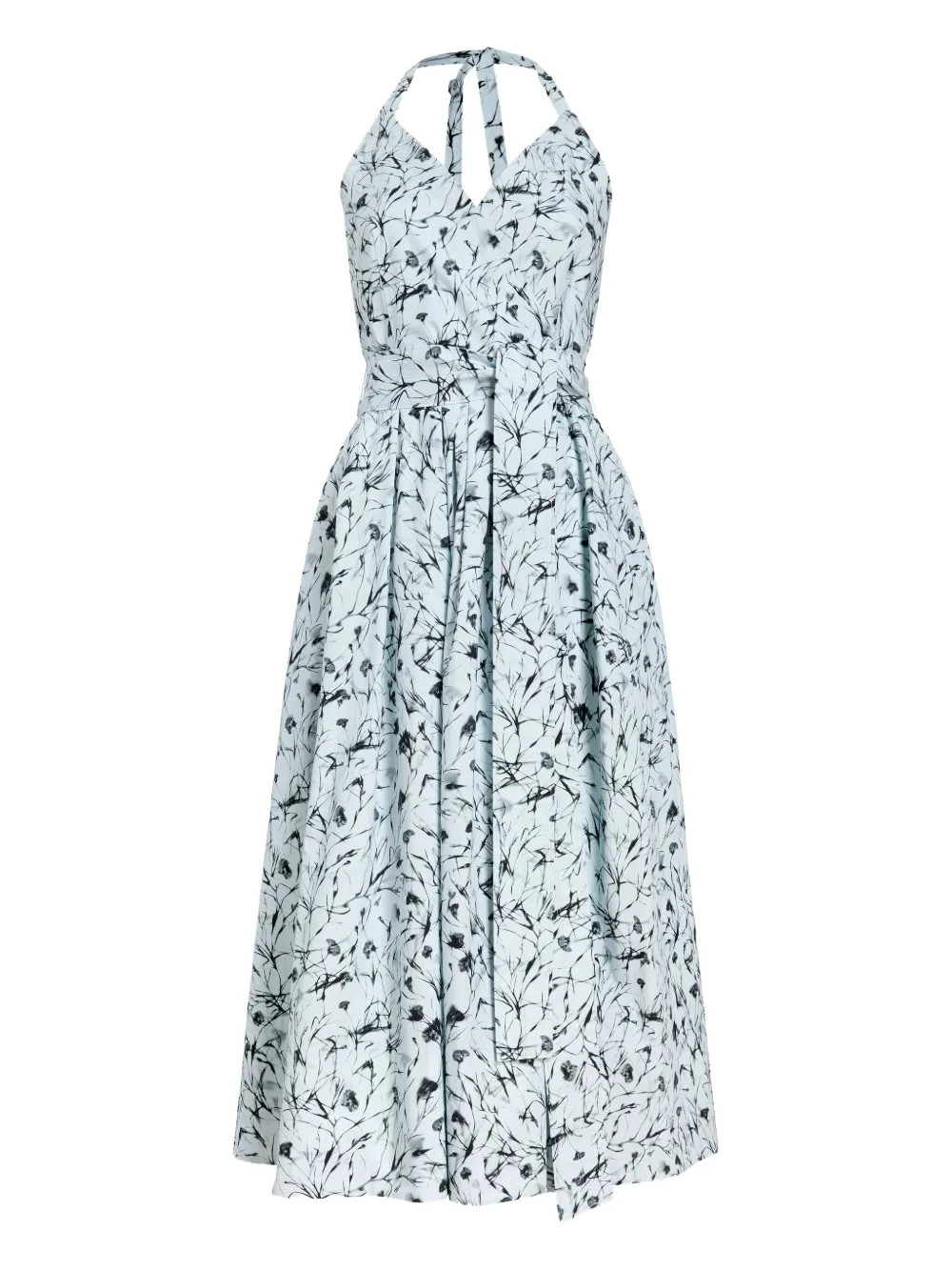 

Платье миди Ellison Proenza Schouler White Label, синий