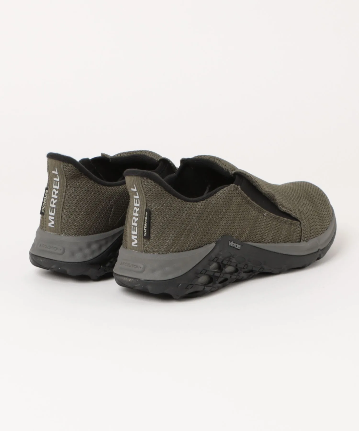 Мужские слипоны водонепроницаемые MERRELL JUNGLE MOC 2.0 KNIT WP оливковые — фото 2