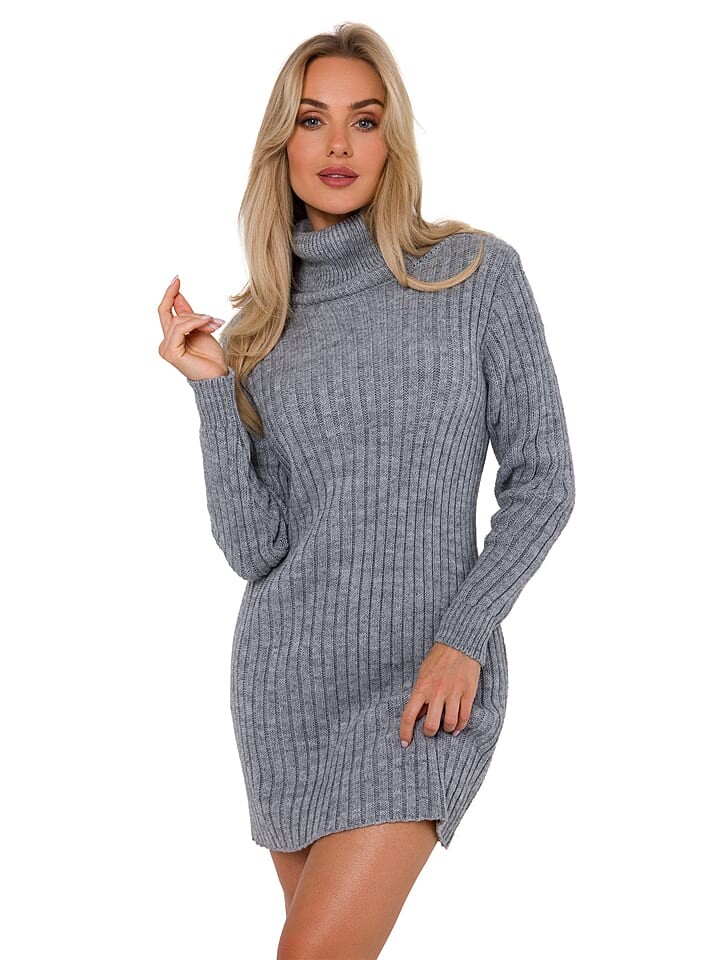 

Короткое платье made of emotion Strickkleid, серый