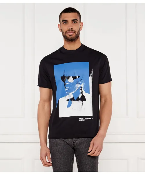 

Футболка Regular fit Karl Lagerfeld Jeans, черный