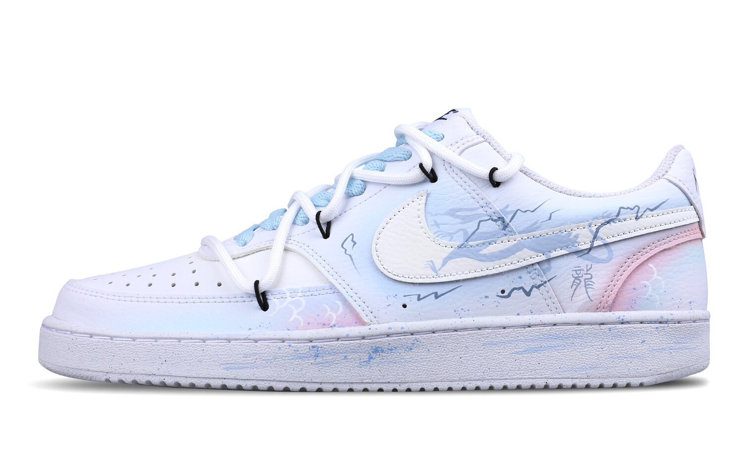 

Кроссовки для скейтборда Court Vision 1 женские, низкие, синий Nike