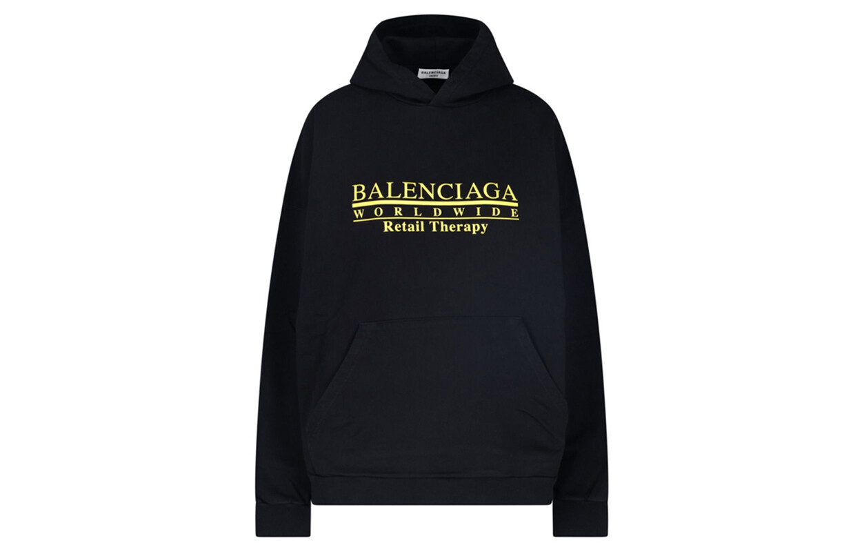 

Толстовка женская Balenciaga Retail Therapy Logo, черный