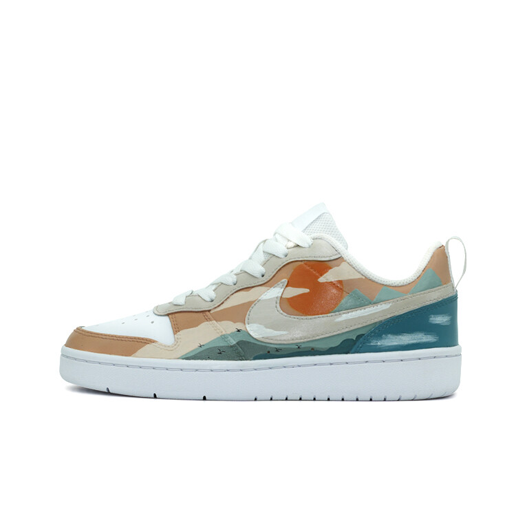 

Кроссовки Nike Court Borough Series Skateboarding Shoes Women's Low-top White, оранжевый/красный