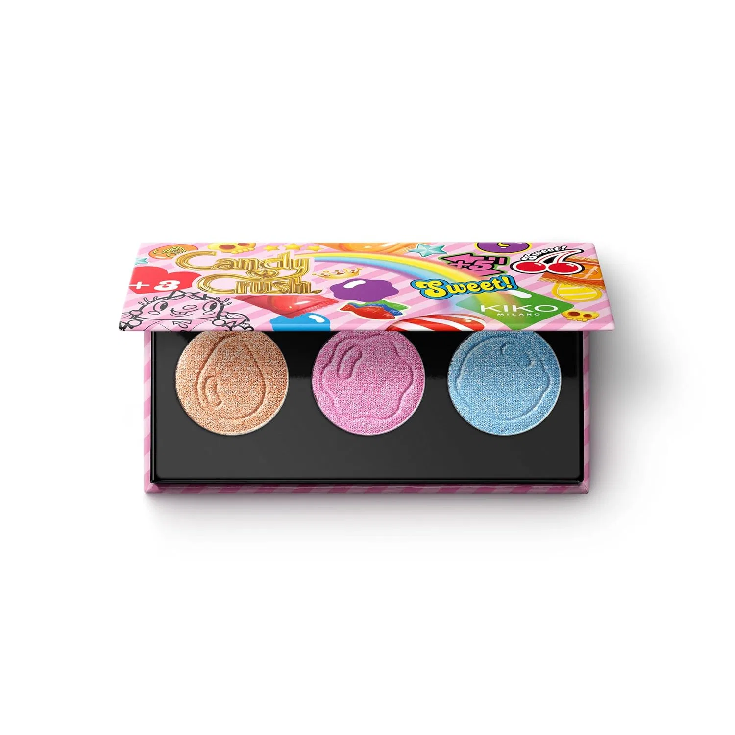 Палетка теней для век «Candy Crush Ultra Shimmer Eyeshadow Trio» от KIKO Milano Kiko Milano