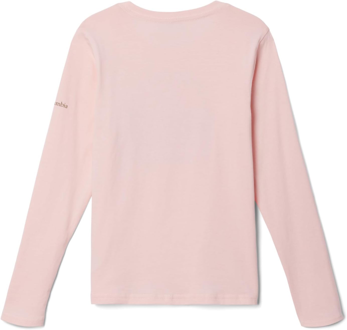 Columbia Girls Hazeldel Hill футболка с длинным рукавом и принтом, Satin Pink/Floral View — фото 2