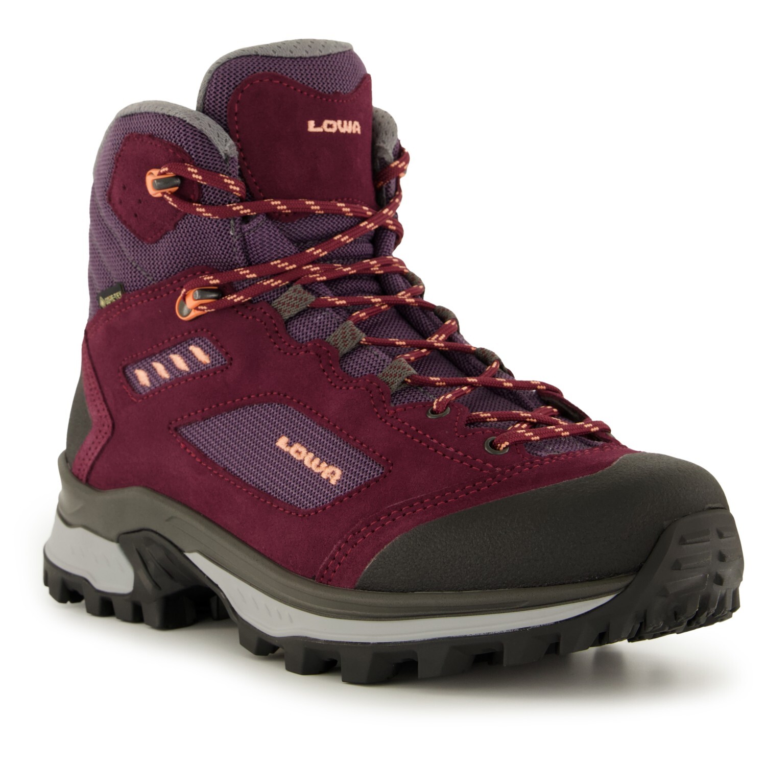 Женские ботинки Lowa Women's Corvara GTX Mid трекинговые на шнуровке, темно-синий — фото 2