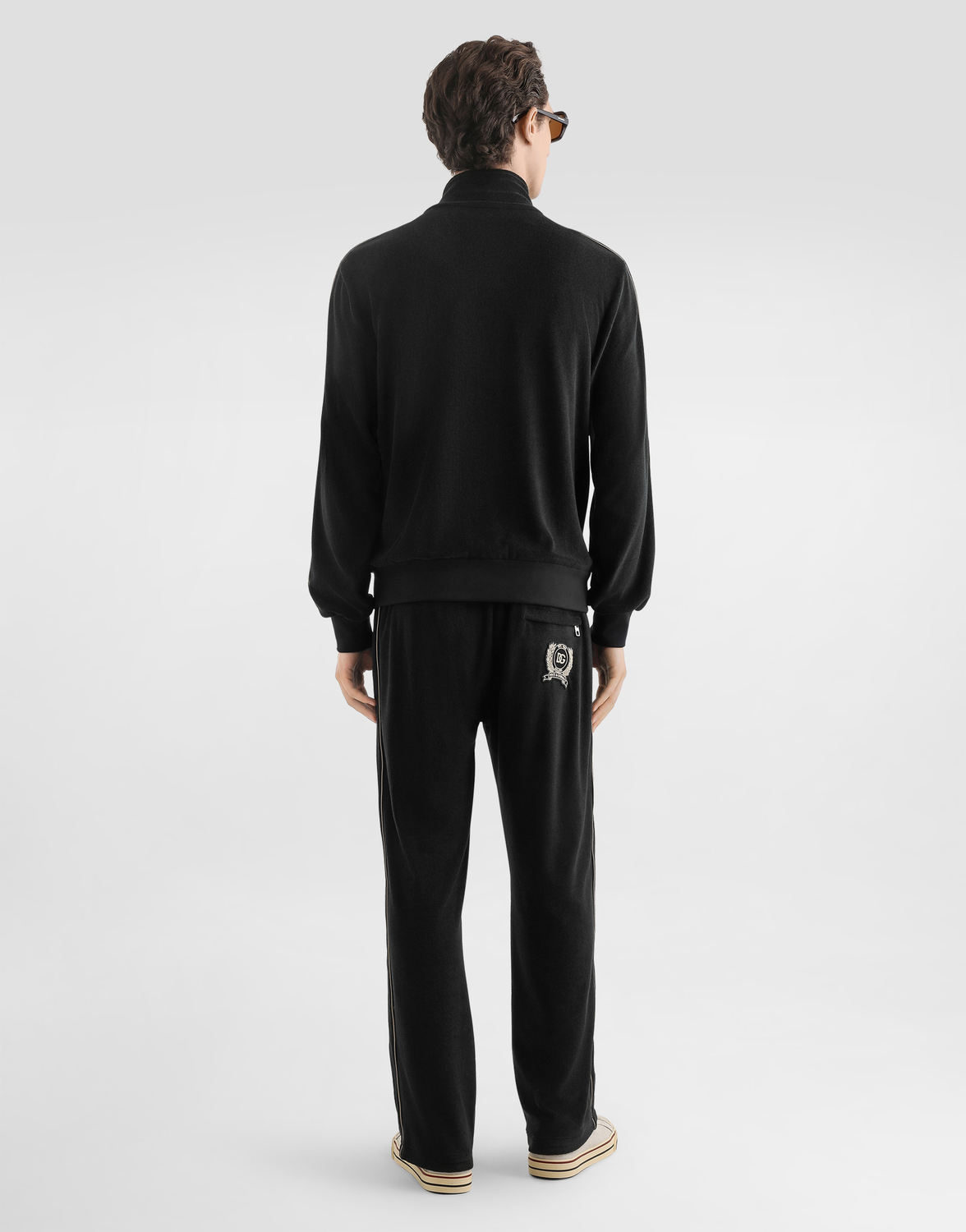 Толстовка Dolce & Gabbana Cotton Terry, черный — фото 3