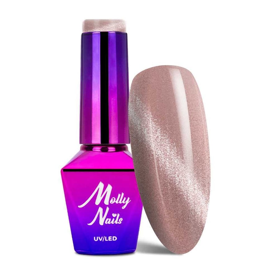 

Гибридный лак «кошачий глаз» Molly Nails Crystal Water 8 г № 164