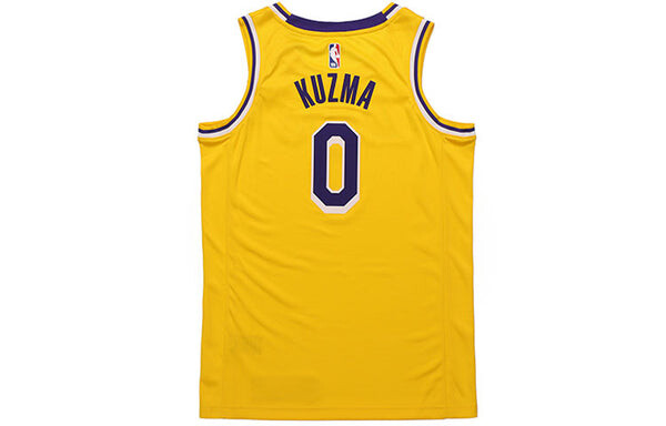 Спортивная футболка 2020 lakers icon edition nba swingman jersey men's jersey Nike, желтый — фото 2