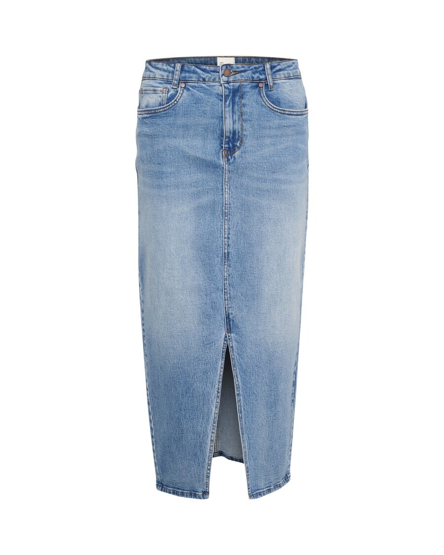 

Юбка миди My Essential Wardrobe Skirt Dango, синий деним
