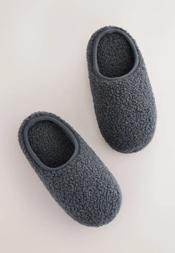 Тапочки Next Regular fit warm slippers, серый борг — фото 3