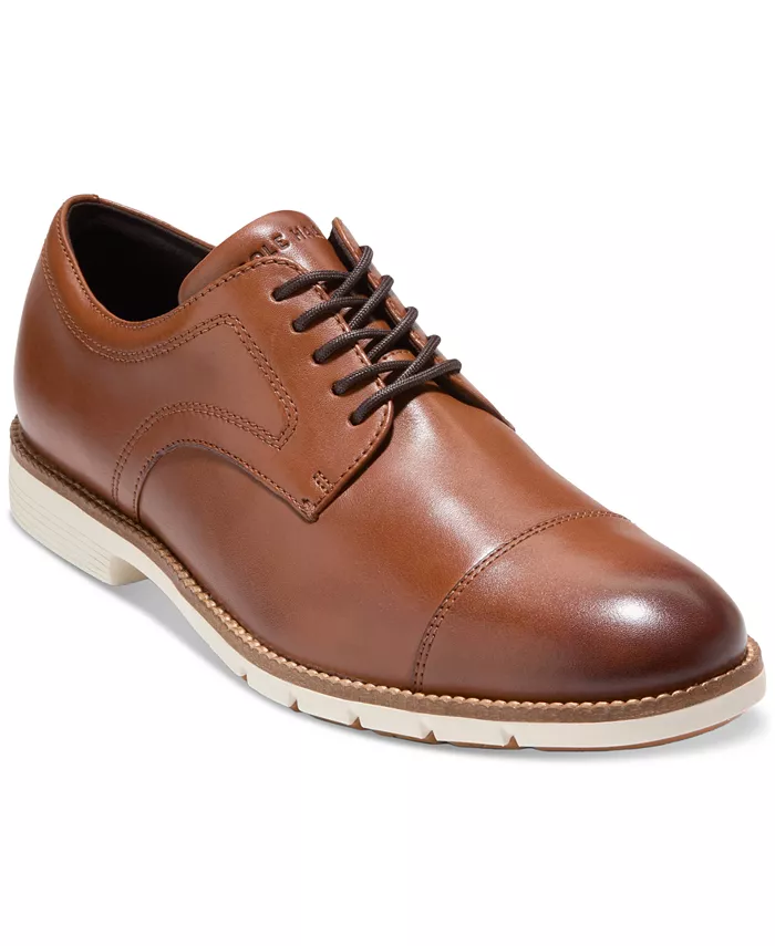 

Мужские классические оксфорды FlexGrand 360 с мыском Cole Haan, коричневый