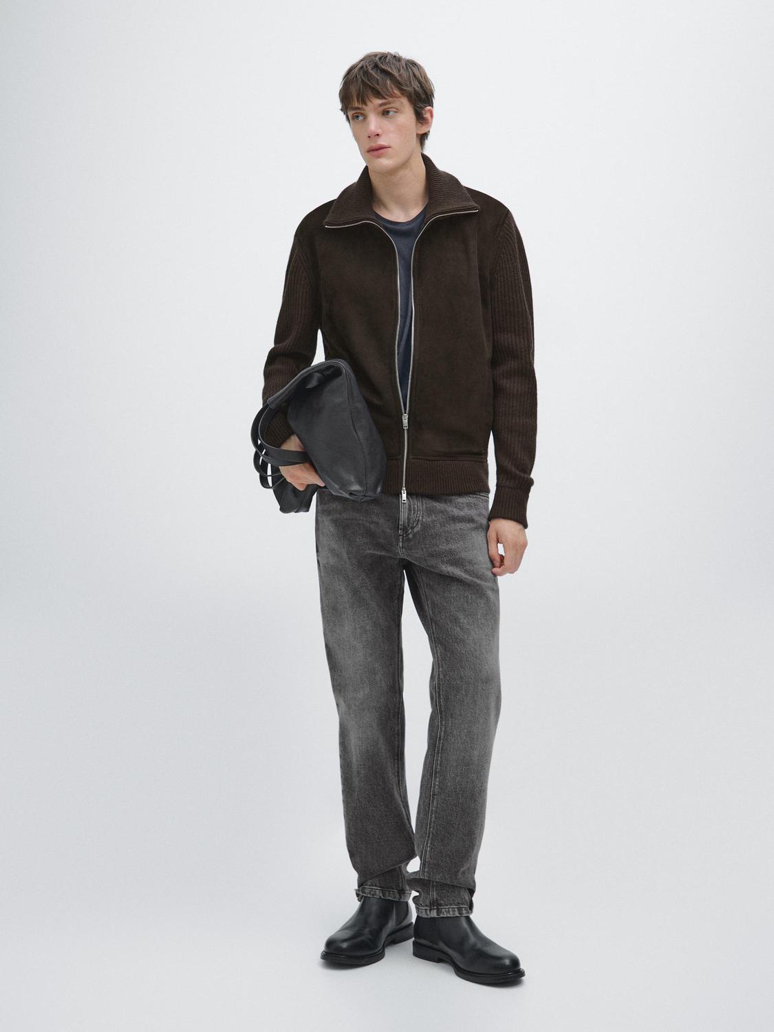 

Джинсы Slim Fit Massimo Dutti, серый