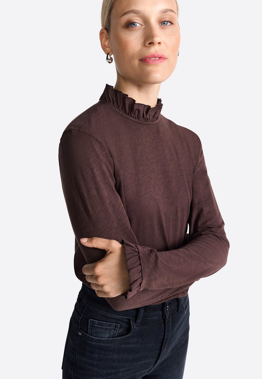 

Топ Rich & Royal Long sleeved top, Dark Chocolate/Brown