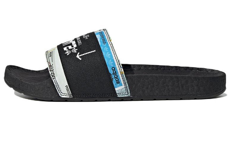

Шлепанцы и сланцы Adidas Originals Originals Adilette Casual Sports Slippers Black White Unisex 'Black White'