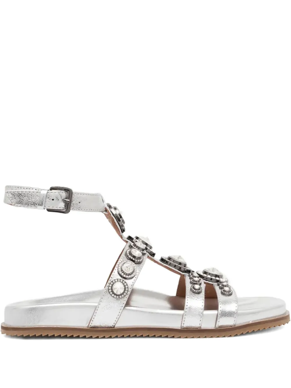 Декорированные сандалии Kurt Geiger London, серебяный