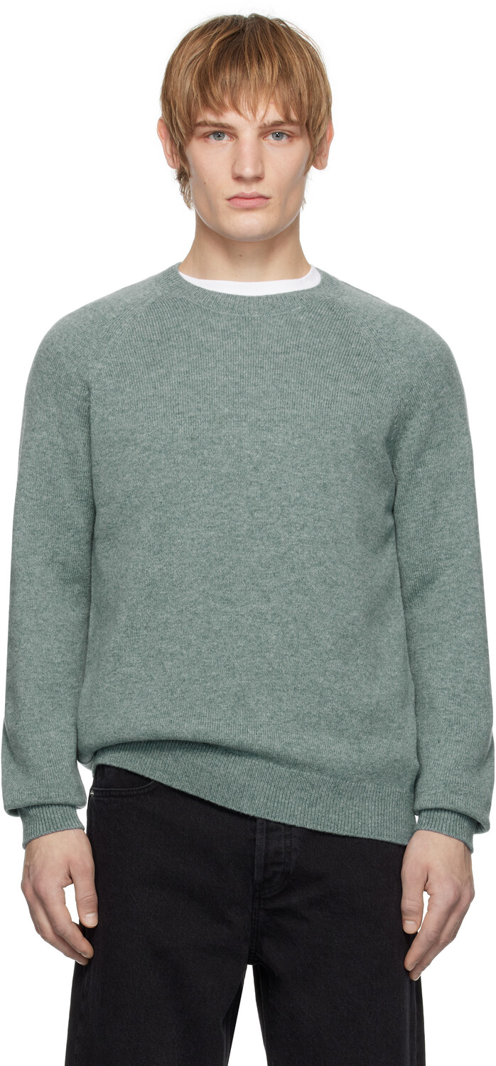 

Синий свитер Pierre A.P.C., Heather blue/Grey