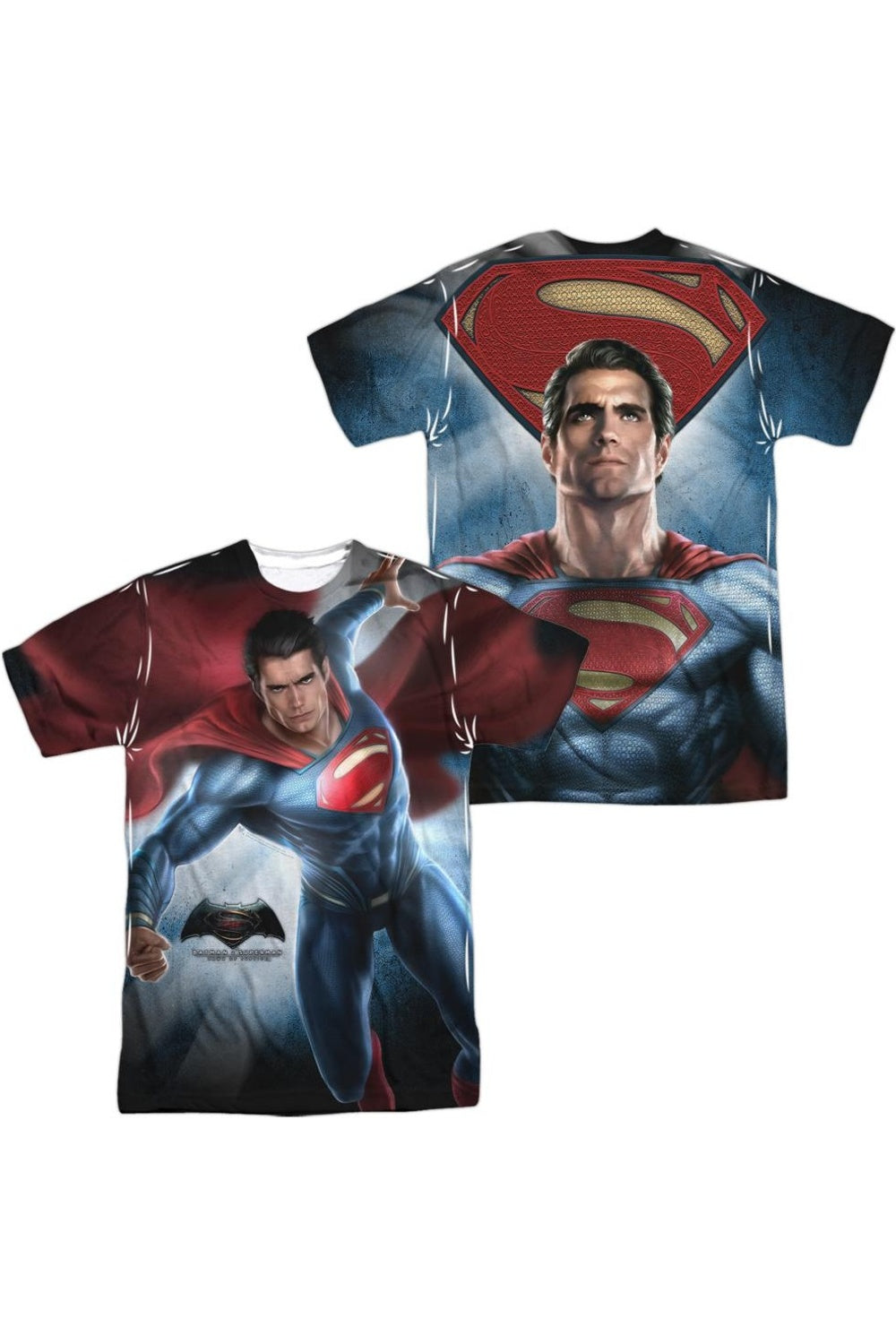 

Футболка Batman V Superman Superman Light (принт спереди/сзади) с коротким рукавом для взрослых из полиэстера Gildan, белый