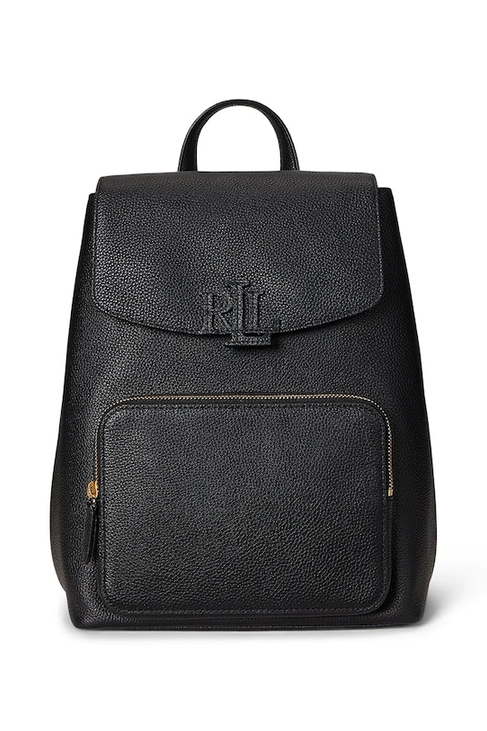 

Кожаный рюкзак Lauren Ralph Lauren, черный