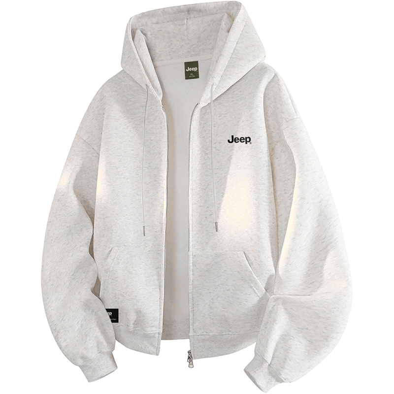 

Свитшот для верховой езды Casual Collection Unisex Jeep, белый heather серый (fleece-lined)