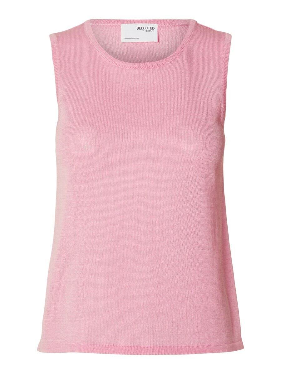 

Вязаный топ SELECTED FEMME Knitted Top Moon, розовый