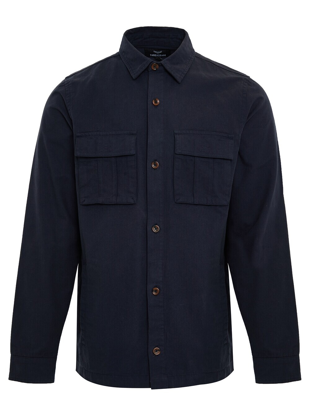 

Межсезонная куртка стандартного кроя Threadbare, темно-синий