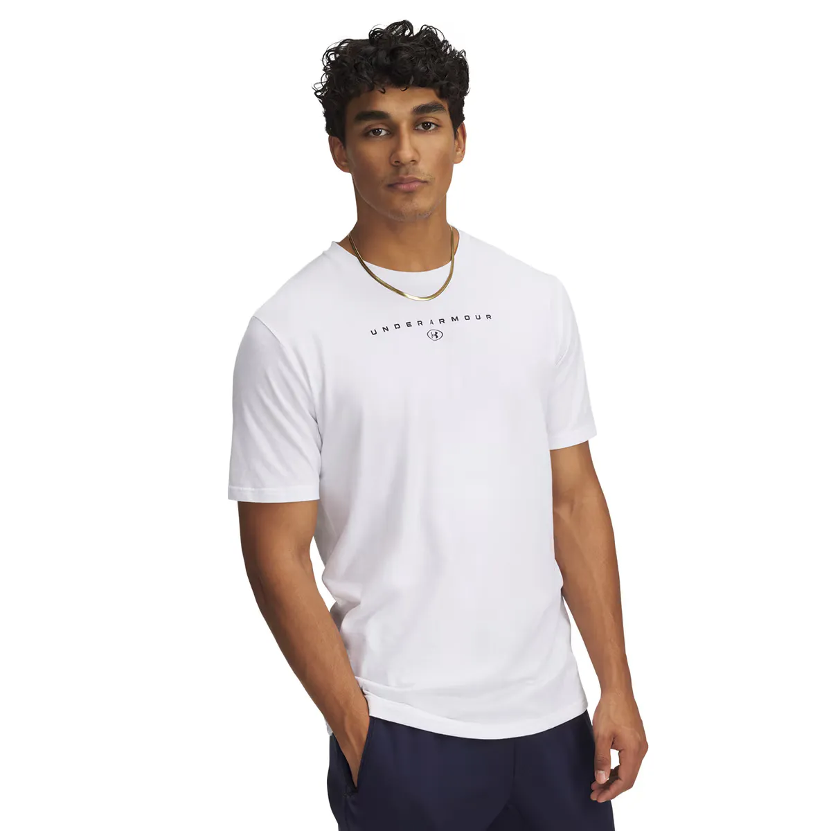 

UA M Stacked Logo SS Under Armour Мужская футболка, чёрный