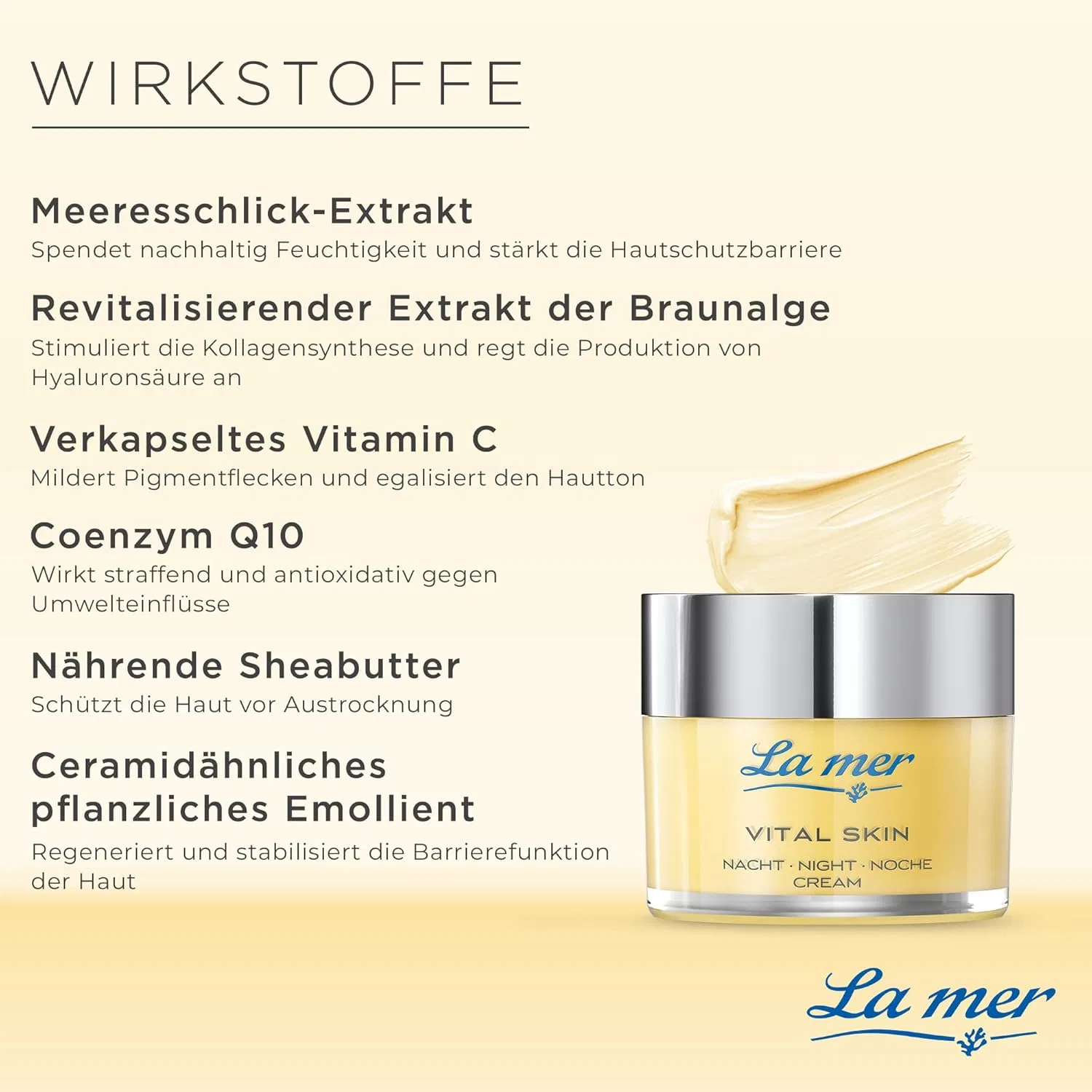 Крем для лица La Mer — Ночной Vital Skin Night Cream — фото 3