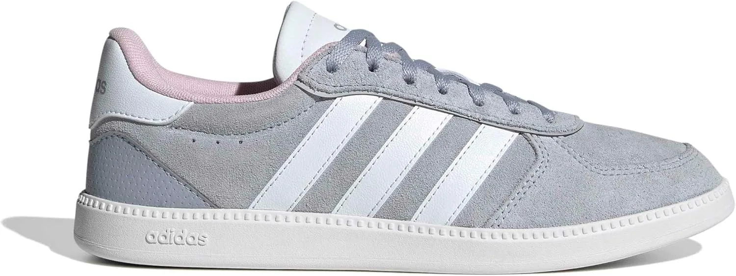 Унисекс кроссовки Adidas Breaknet Sleek, белый/серый/серебряный — фото 2