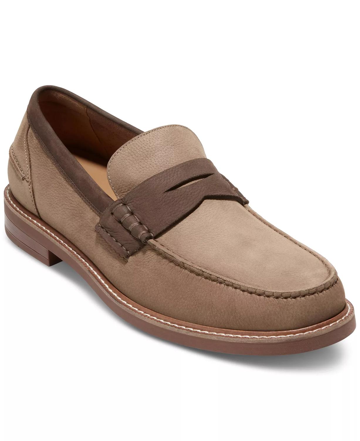 

Мужские лоферы Pinch Prep из нубука цвета ирландского кофе Cole Haan, Irish Coffee Nubuck