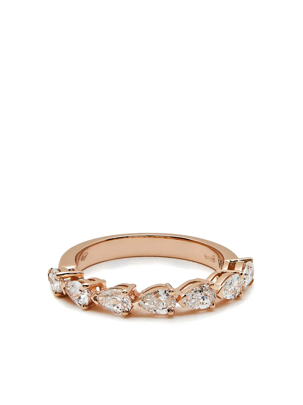 

Кольцо из розового золота с бриллиантами Jewels Aficionado, розовый