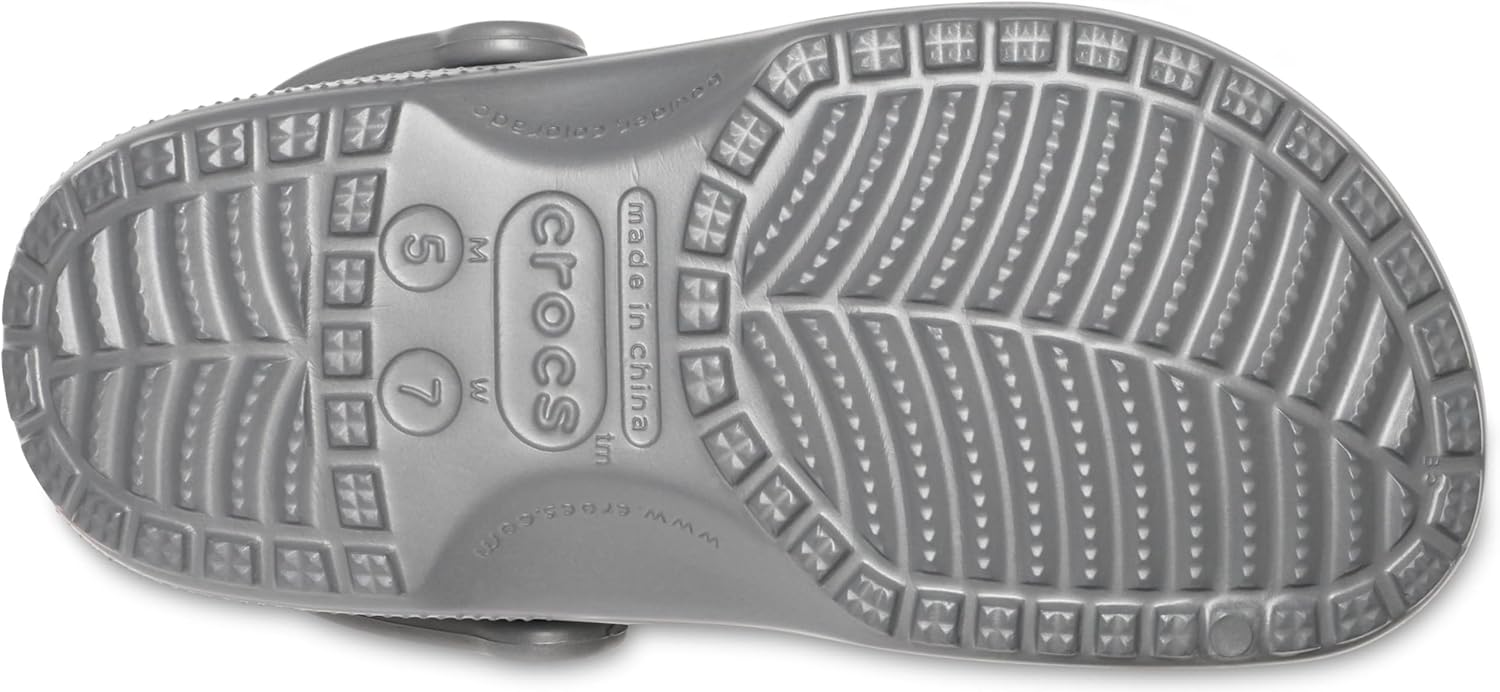Классические сабо Crocs унисекс для взрослых, серый — фото 3