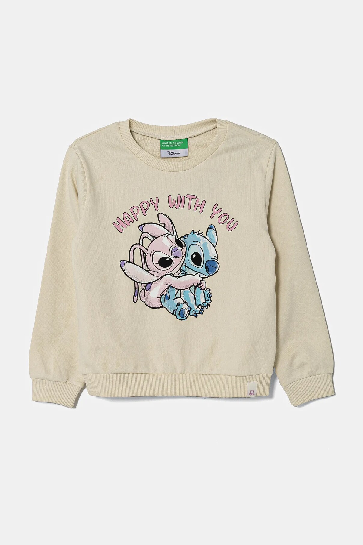 

Детская хлопковая толстовка x Disney United Colors Of Benetton, бежевый