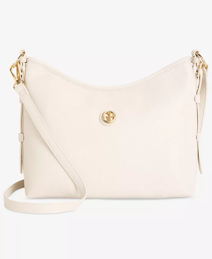 

Сумка через плечо Pebble Soft Medium Giani Bernini, белый